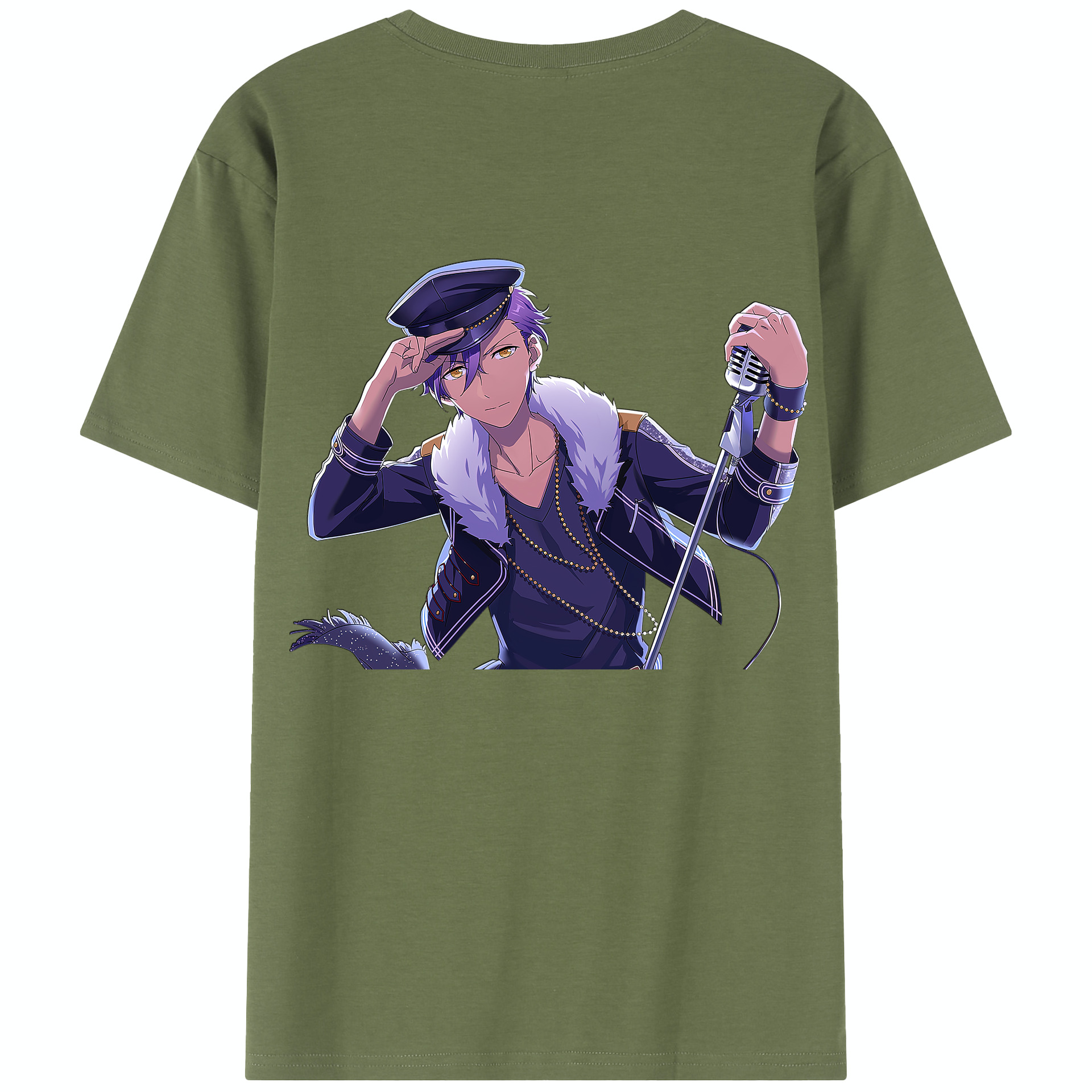 （画像用） あんさんぶるスターズ! Ensemble Stars 綿100％半袖Tシャツ（背面プリント）